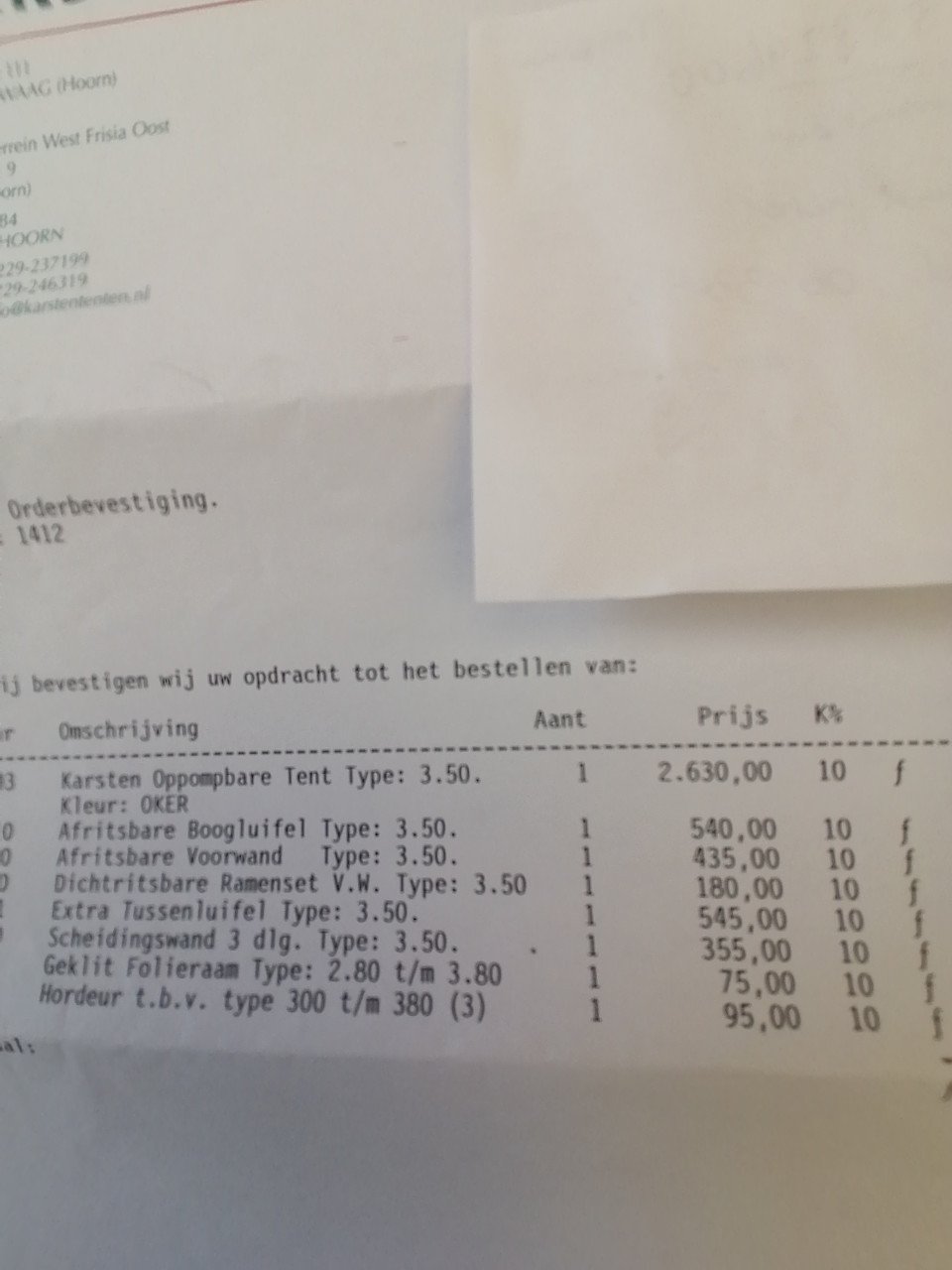 Karsten oppompbare familietent