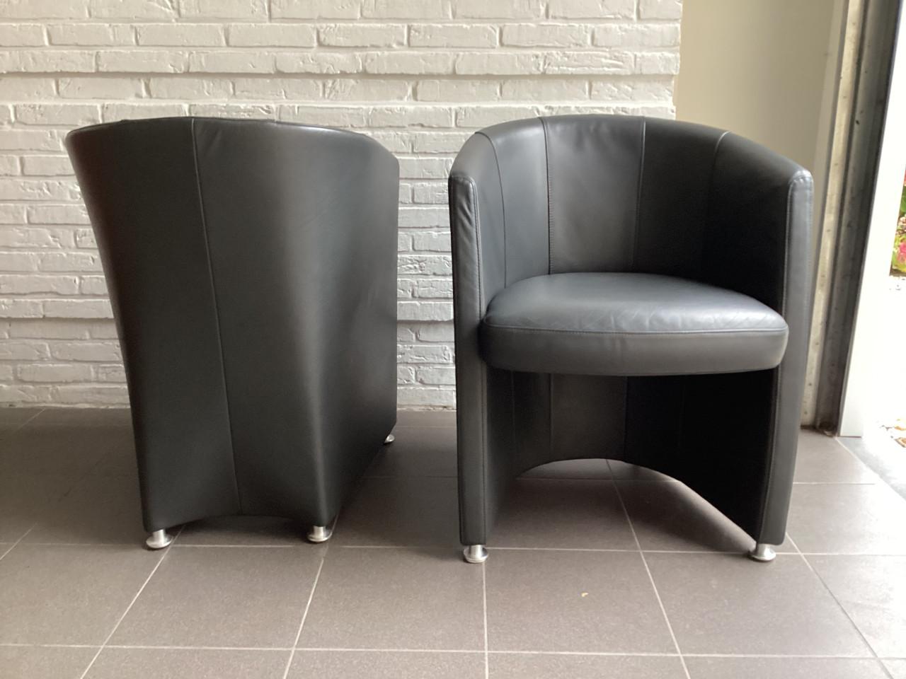 Rolf Benz stoelfauteuils RB7300 set4 stuks of per 2(ZGAN)