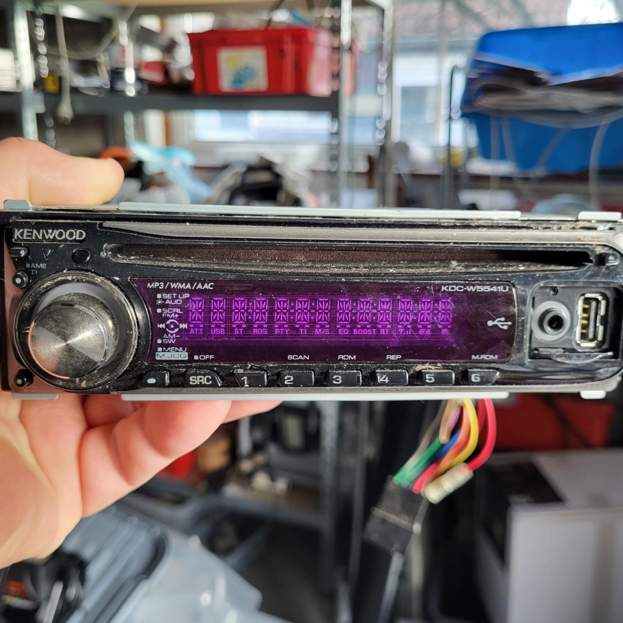 Kenwood auto radio/ CD speler