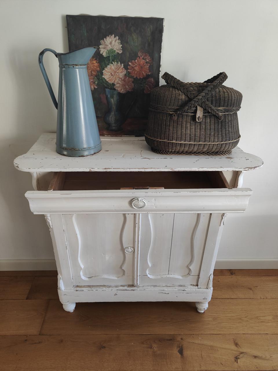 Brocante biedermeier kast