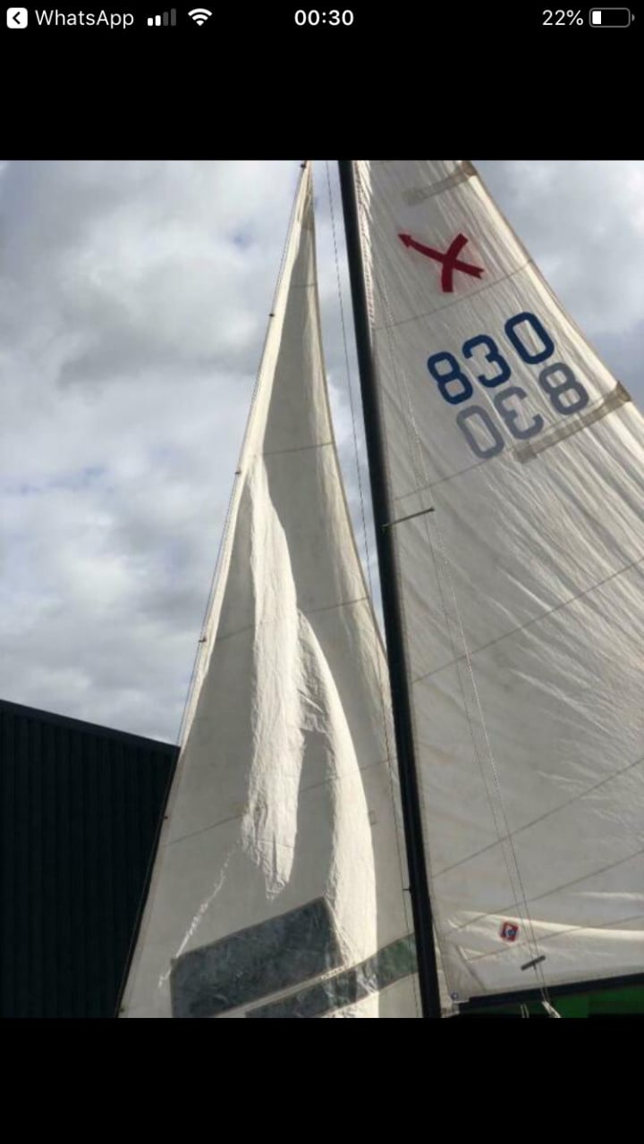 Zeilboot met trailer - Spanker (Flying Arrow)