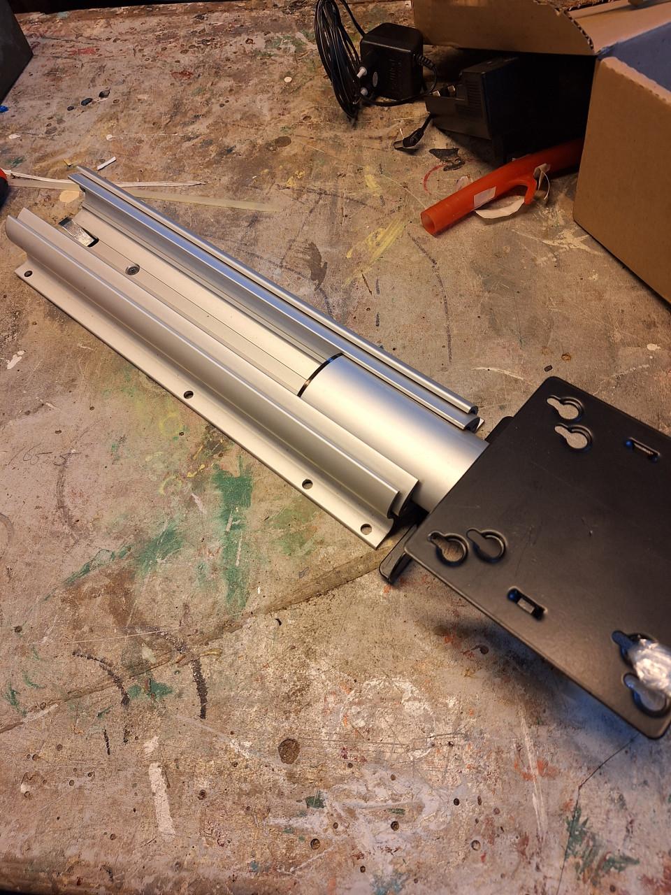 Televisie steun caravan