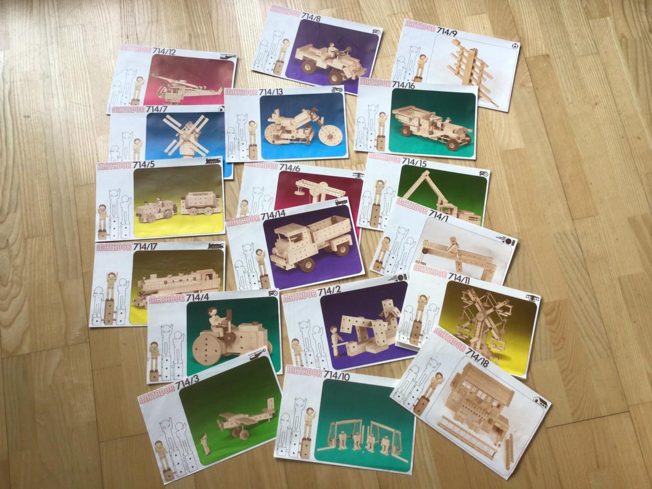 Vintage Matador 714 constructiemateriaal