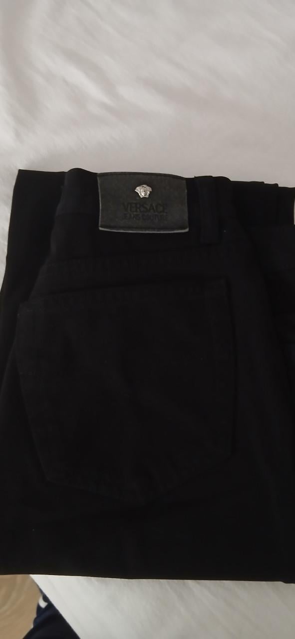 Mooie Versace lange  nette zwarte broek maat 36