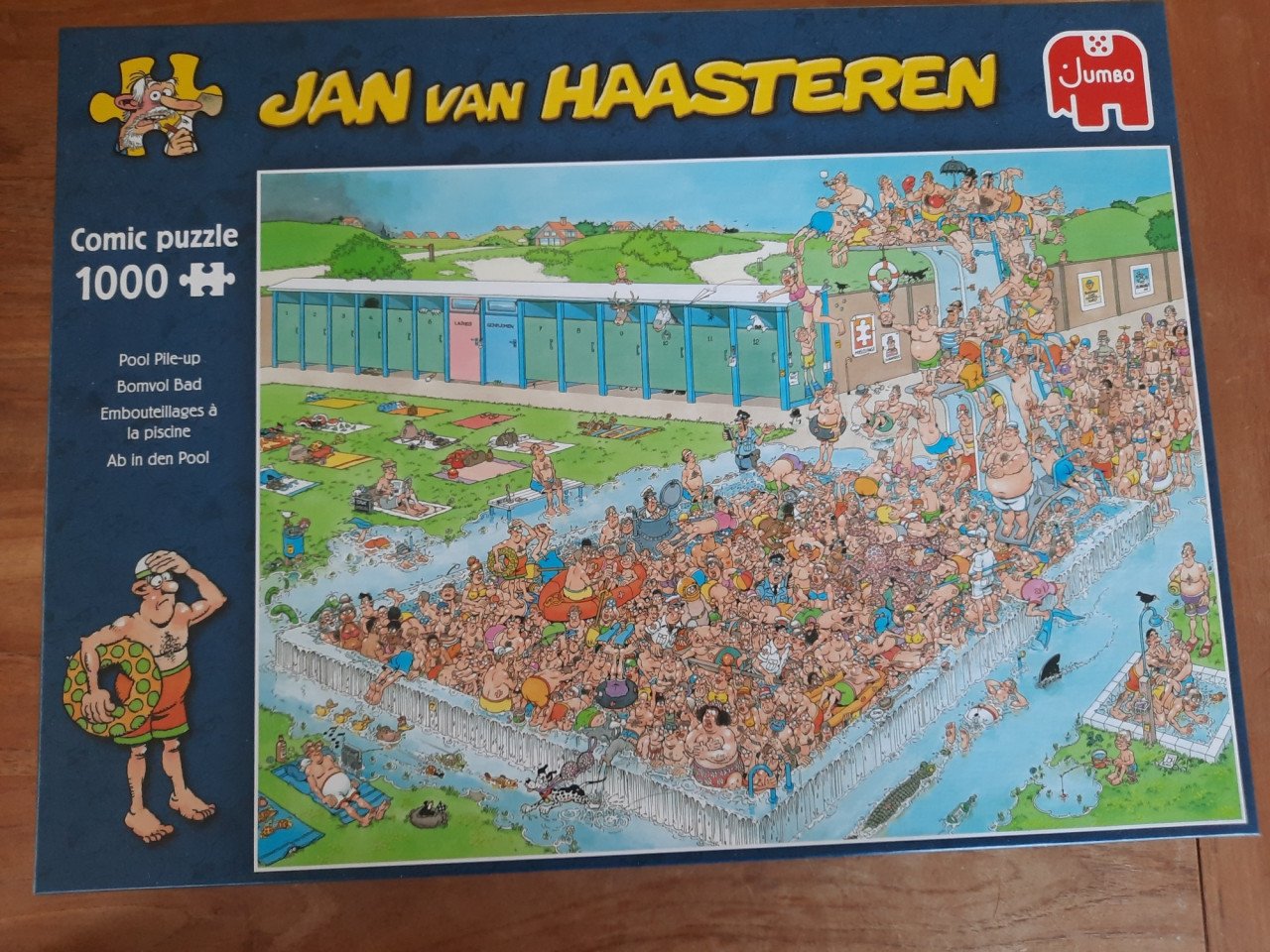 Jan van Haasteren puzzel 1000 st bomvol zwembad