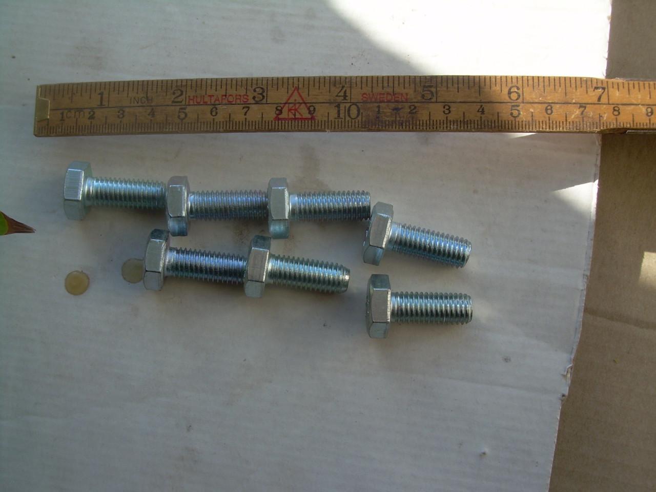 Tapbouten staal M10 x 25 mm