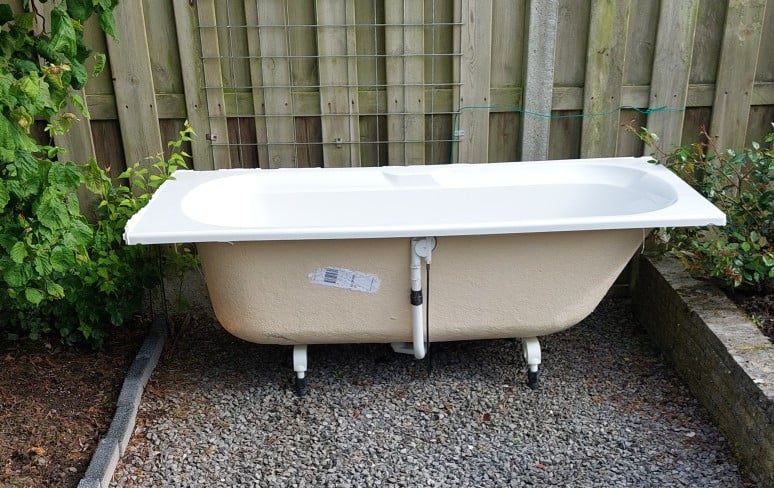 Ligbad Wit 170 x 75 cm.