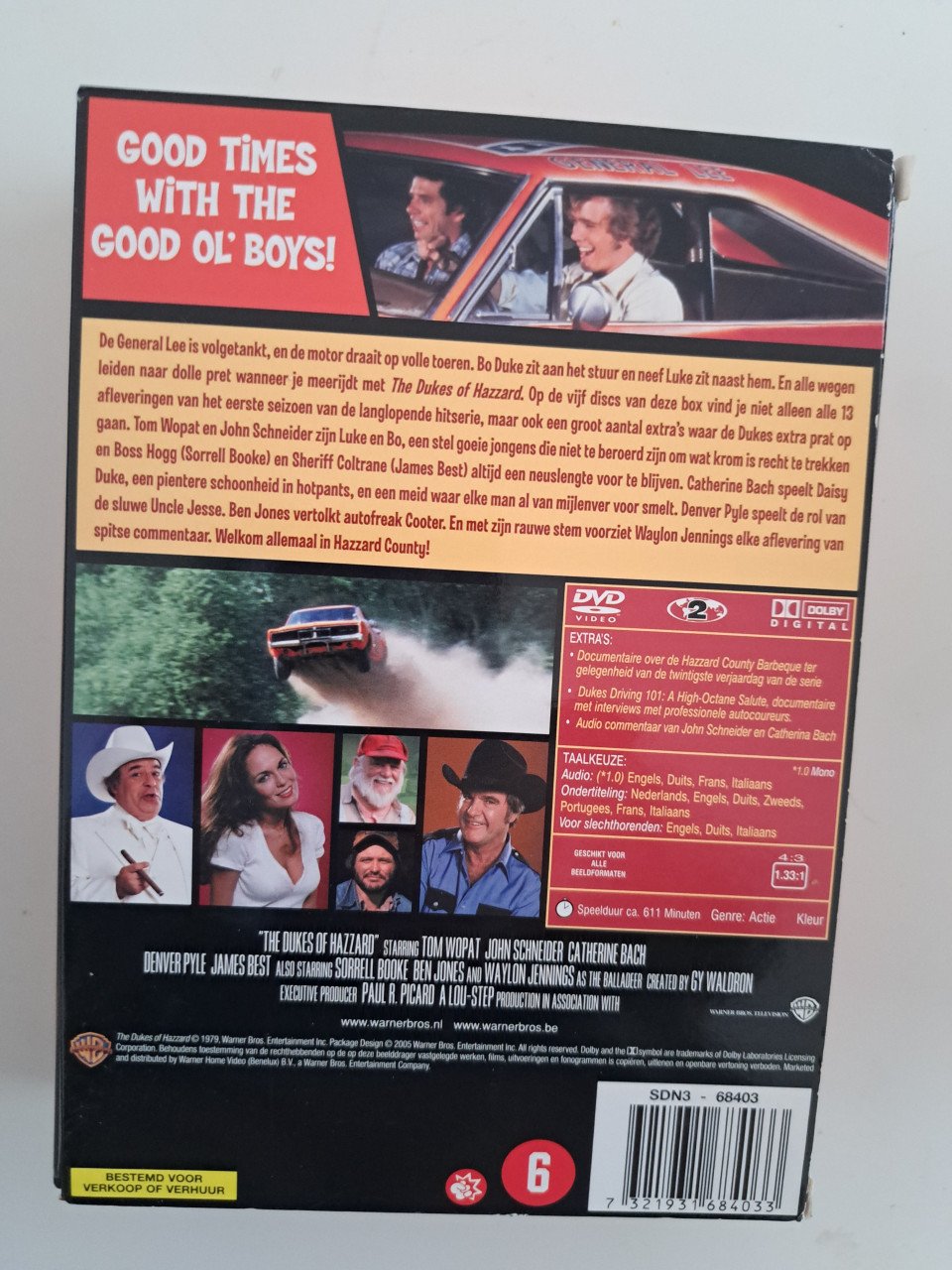 Dvd films van de Dukes of Hazzard