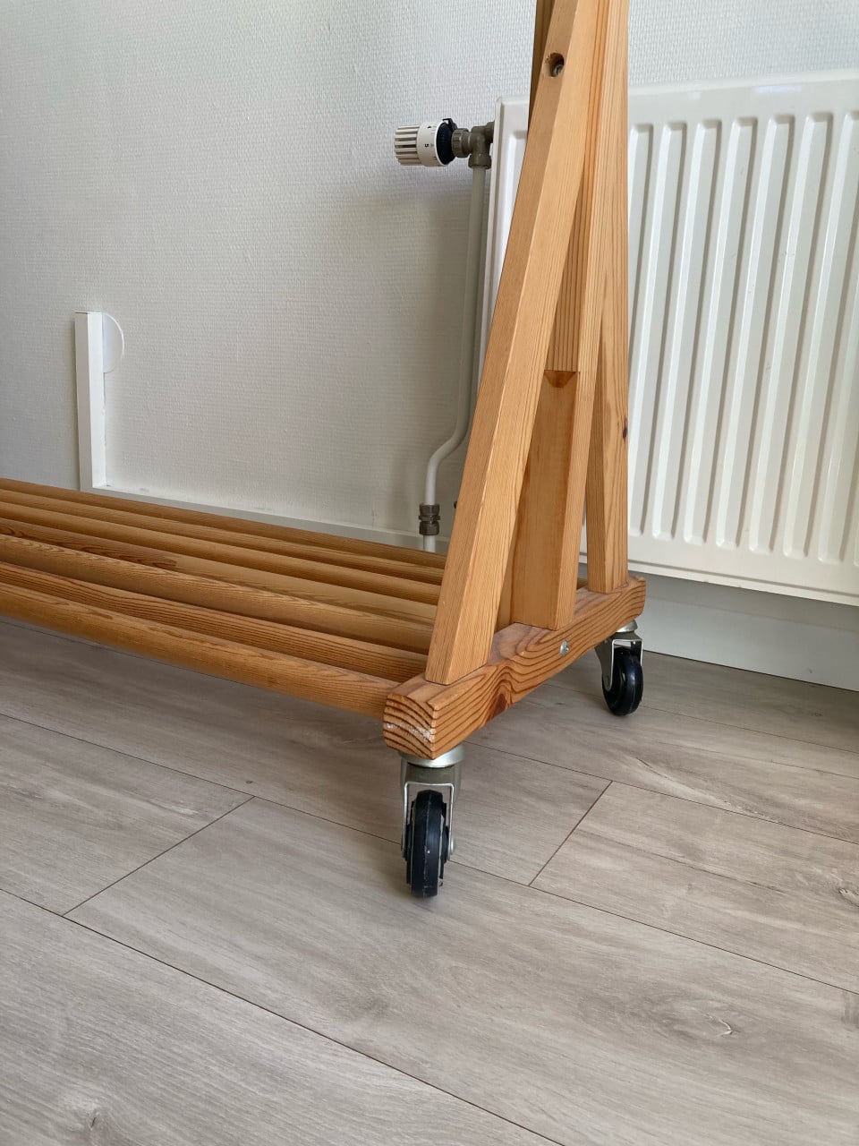Houten kledingrek ikea kapstok