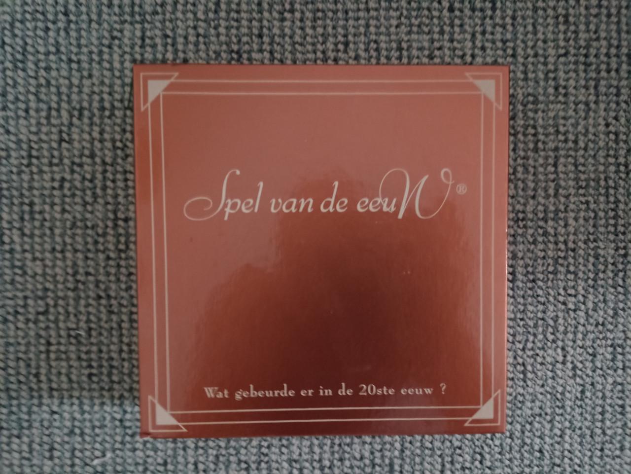 Spel van de eeuw – bordspel nieuw