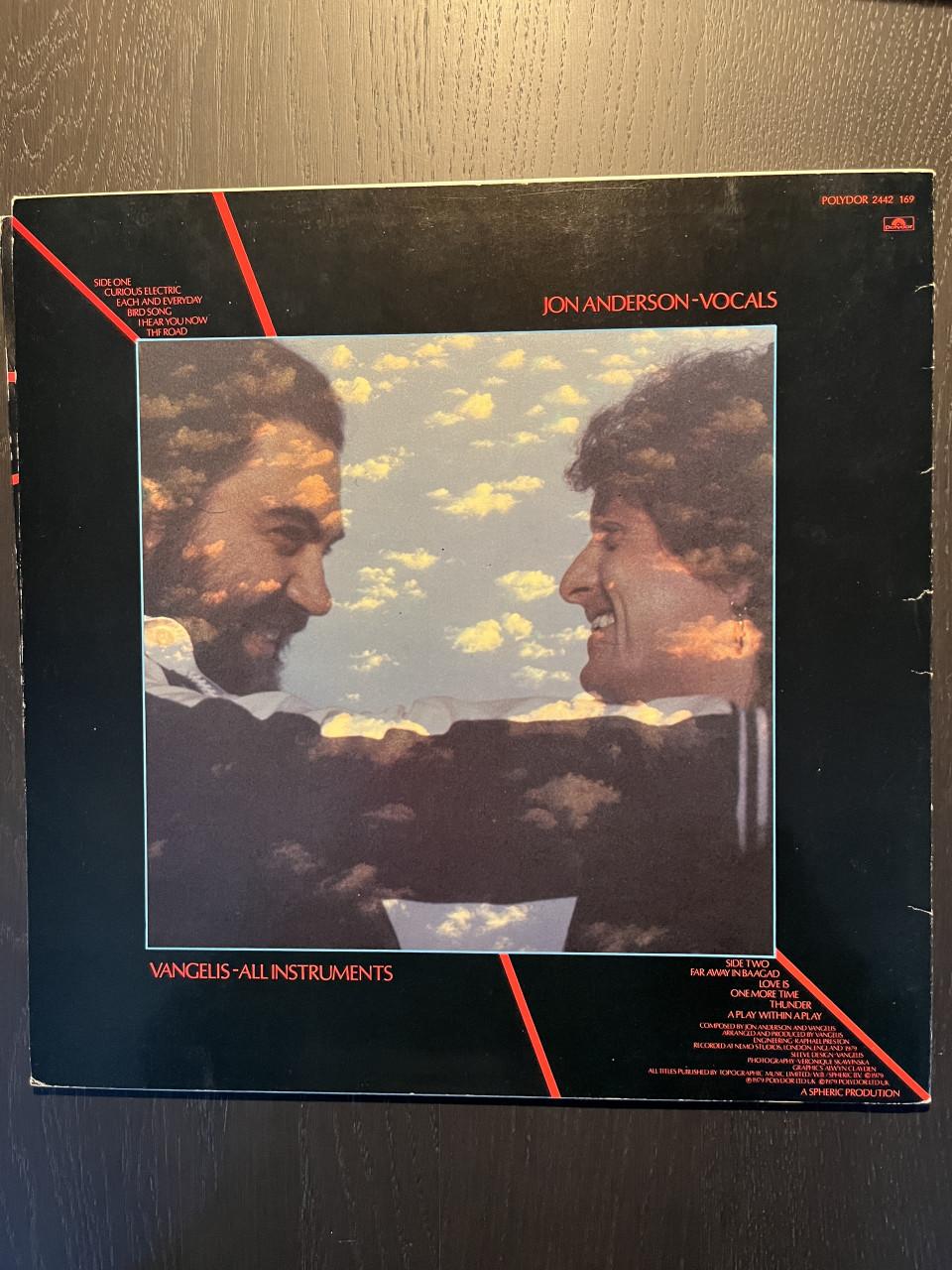 LP Jon and Vangelis, titel 'Short Stories' (vinyl)