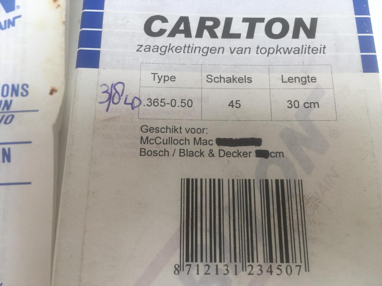 5X zaagketting voor kettingzaag dolmar, husqvarna etc  gloednieuw