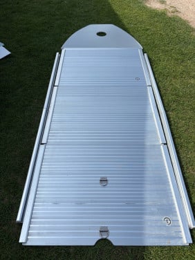 Aluminium bodem rubberboot