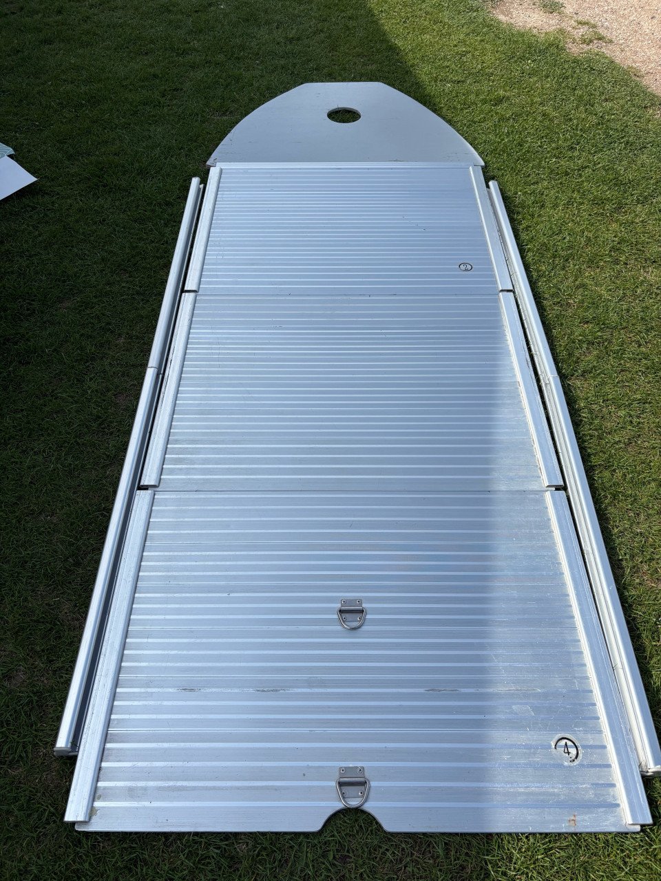 Aluminium bodem rubberboot