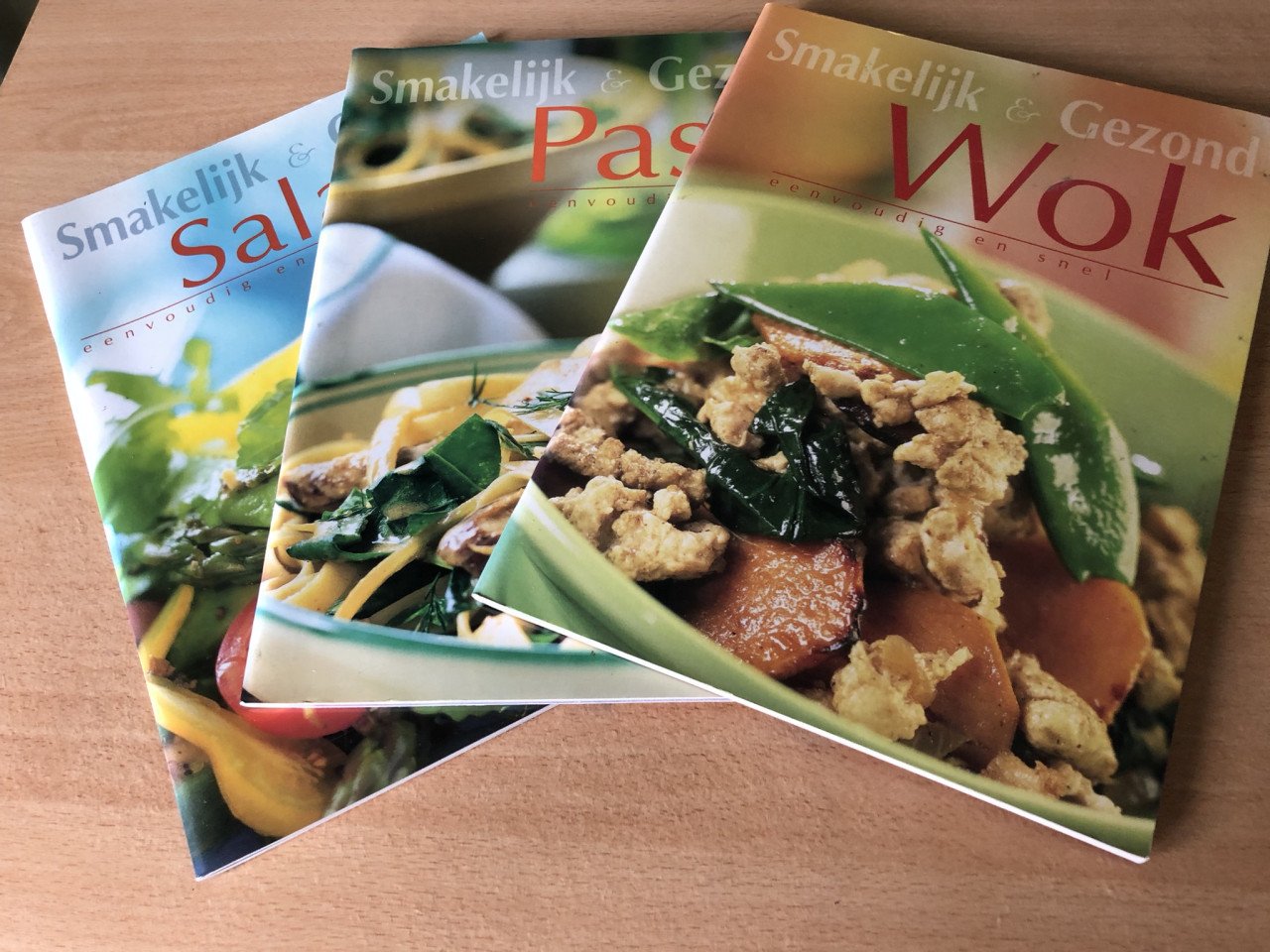 Te koop set van 5 kookboekjes.(nieuw).