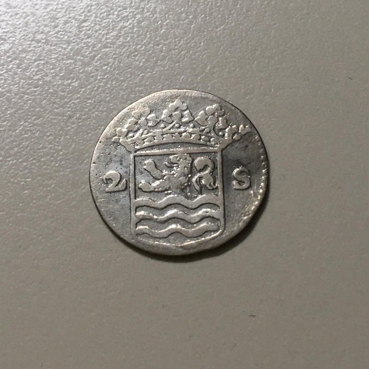 3 zilveren Dubbele Wapenstuivers Zeeland (1726, 1727, 1728)