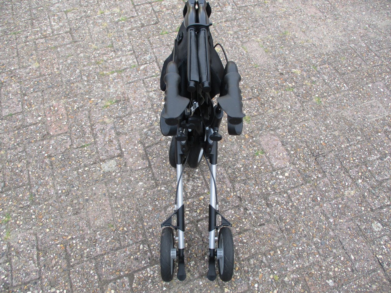 Zgan Topro Olympos opvouwbare lichtgewicht rollator met zitje en grote tas