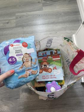 GRATIS! Tas met kinderspullen speelgoed