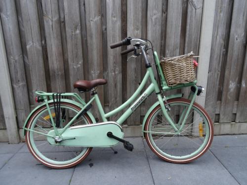 🚲 Popal meisjesfiets 22 inch – mintgroen – 3 versnellingen