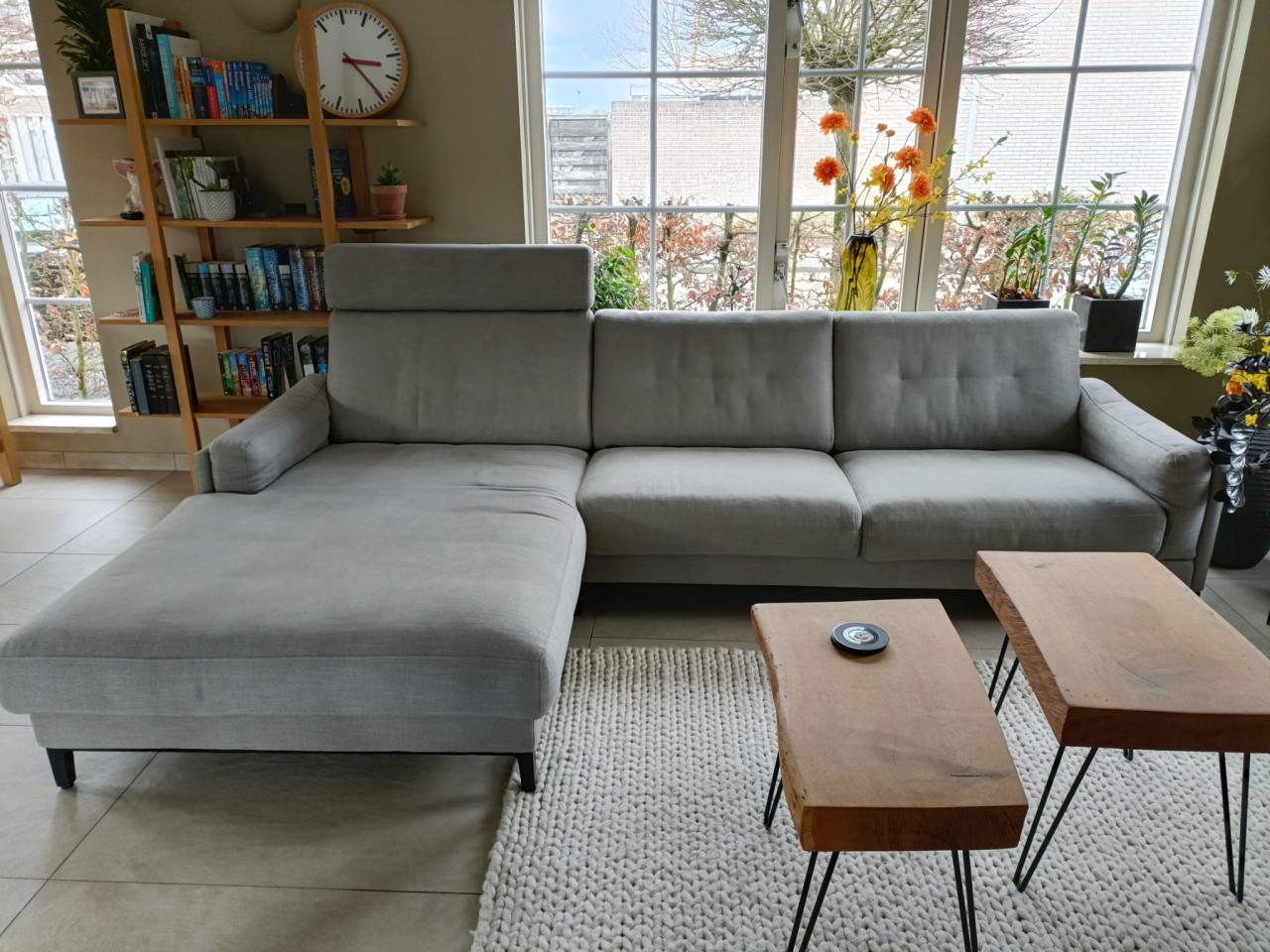 Rolf Benz hoekbank, verstelbaar