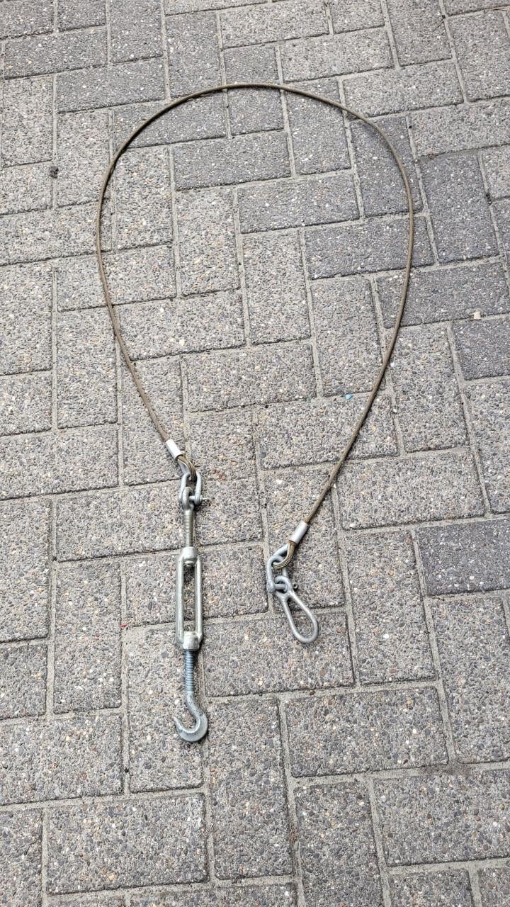 Draadkabel (10mm) met spanner