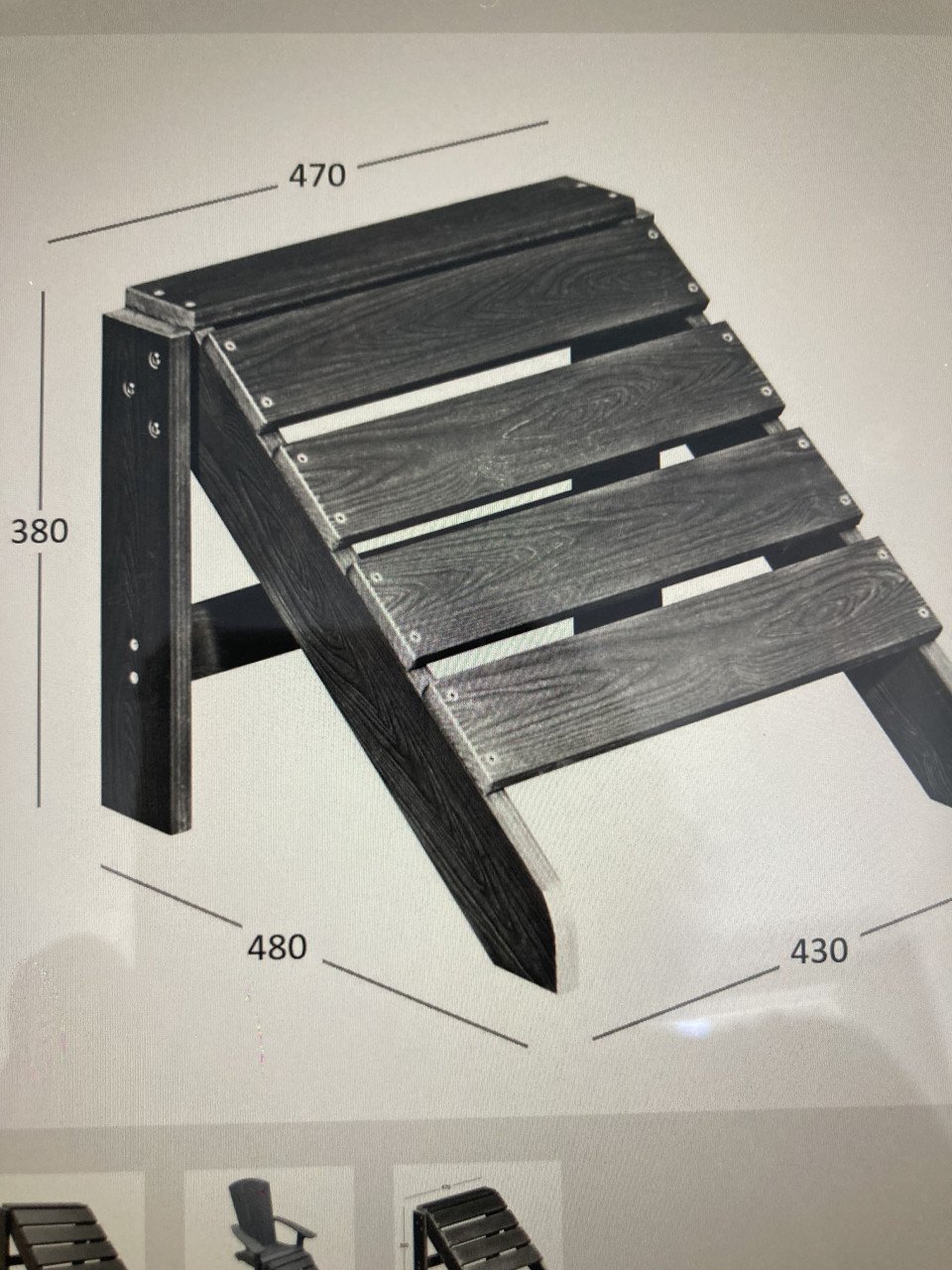 2 Adirondack tuinstoelen van polywood