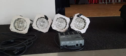 4 Par dimbare halogeen toneelspots