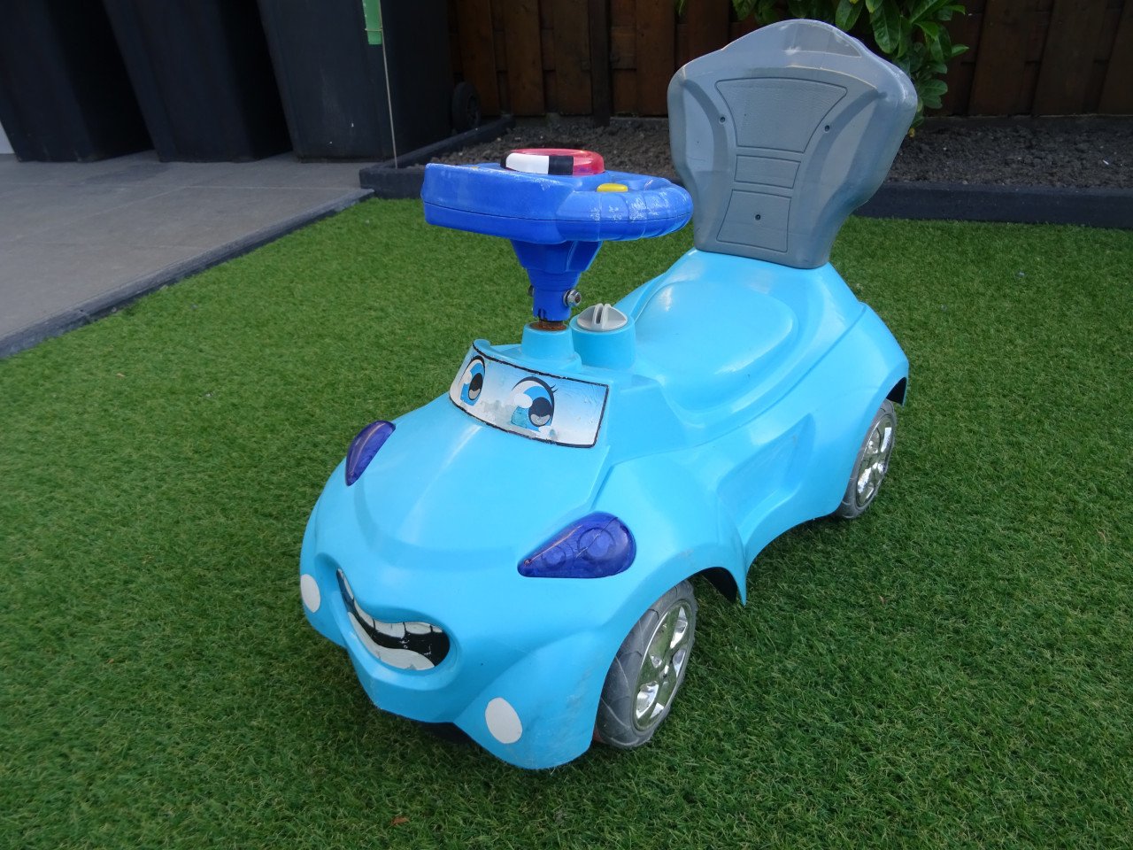 Loopwagen met duwstang