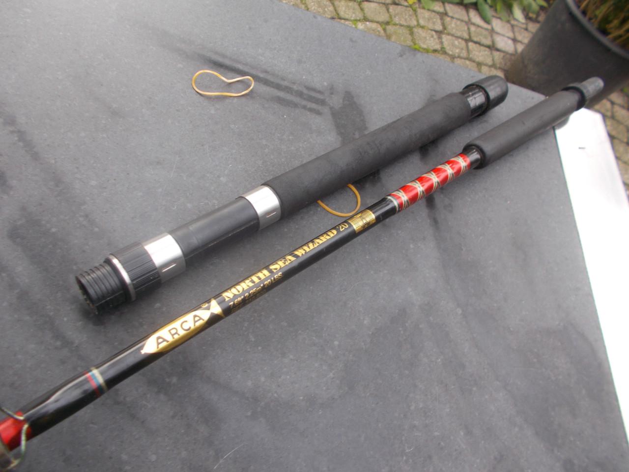 Prachtige 2delige boothengel : ARCA North Sea Wizard