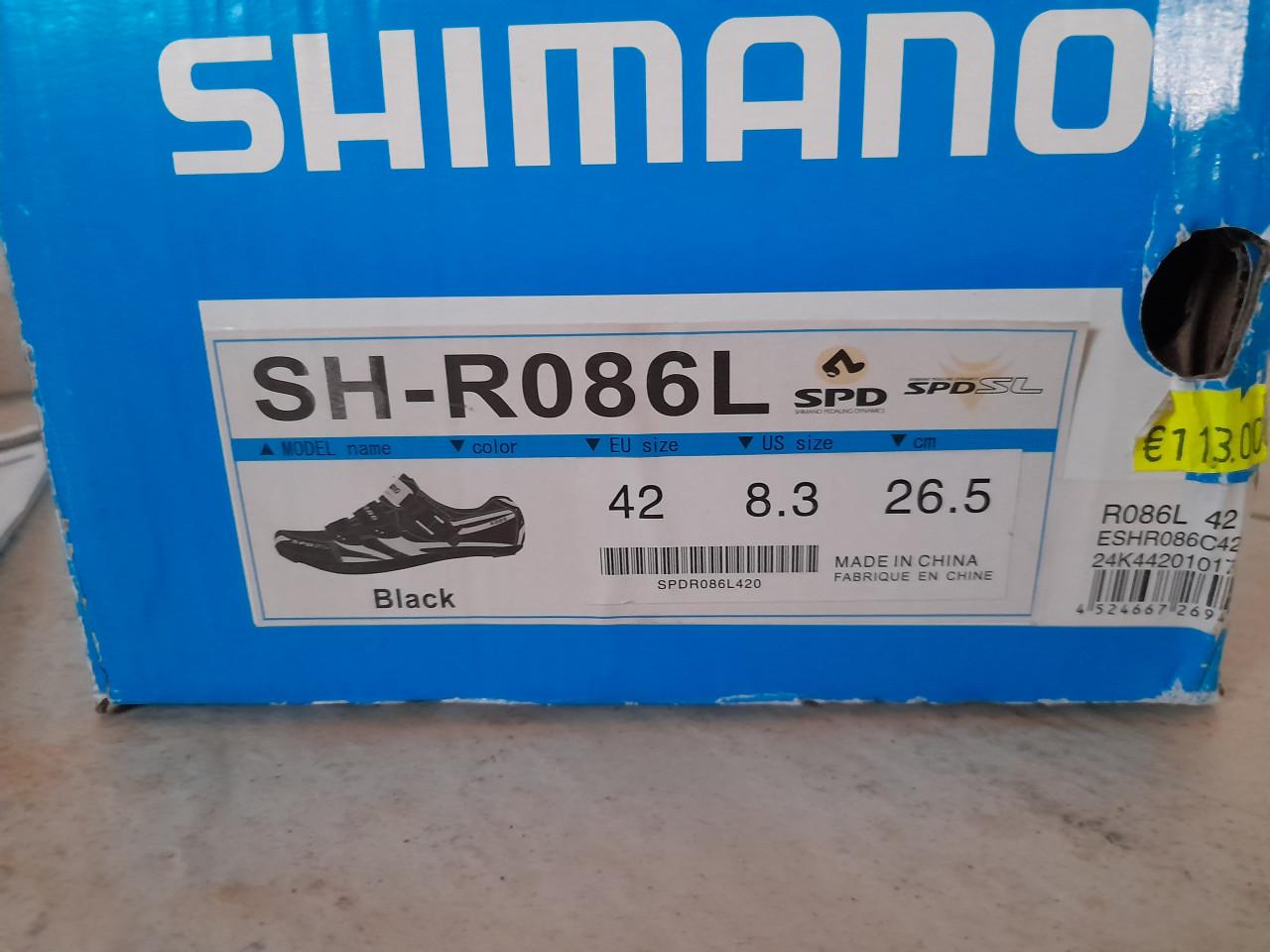 Shimano SH-R086L  fietsschoenen maat 42 (NIEUW)