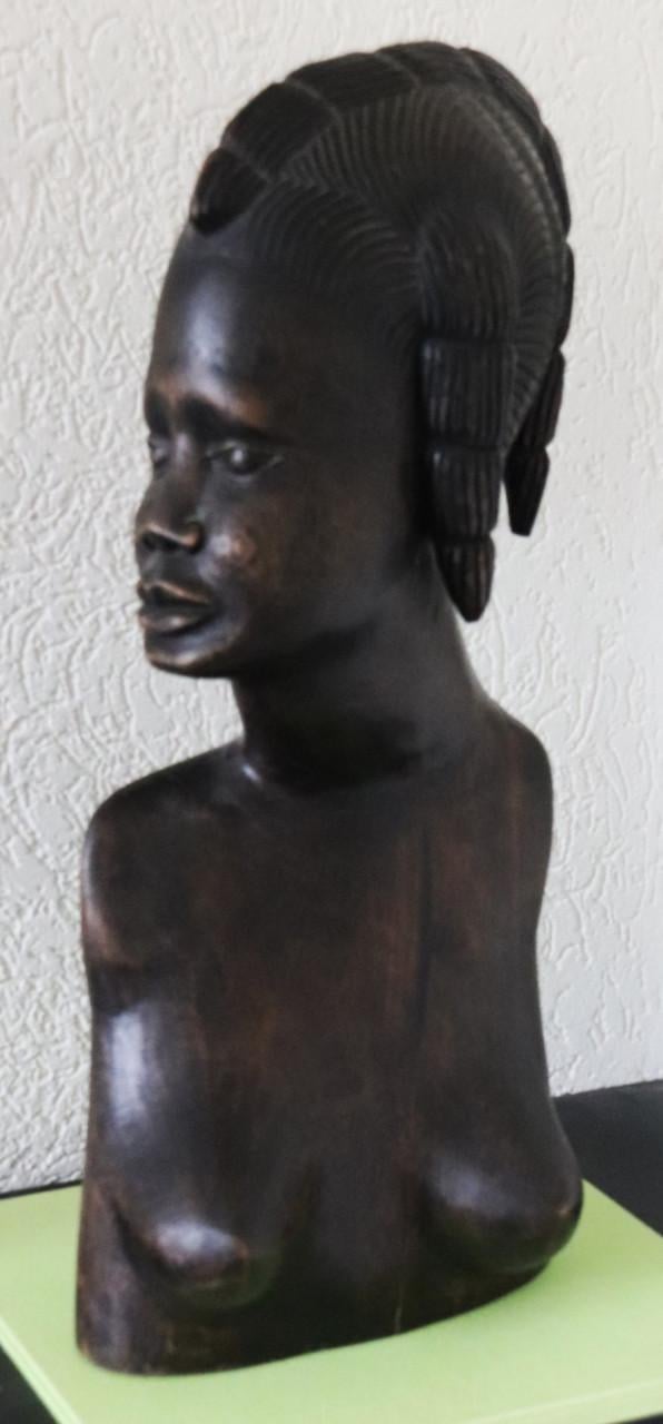 Groot houten Vrouwen buste