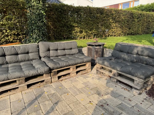 3 sets pallet kussens