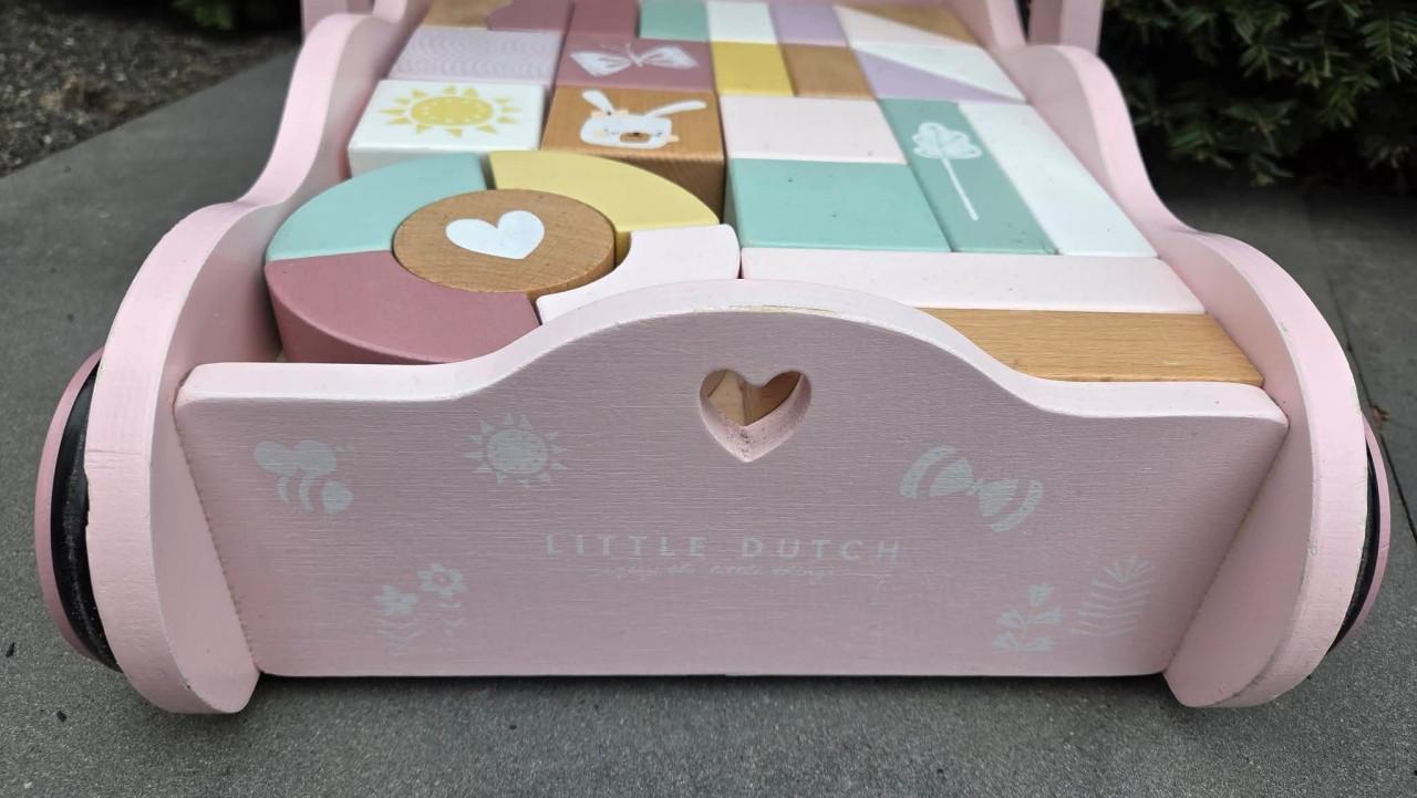 🎈Houten Blokkenwagen Little Dutch.