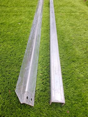 Ijzeren hoekprofielen gegalvaniseerd, u profiel, hoeklijn