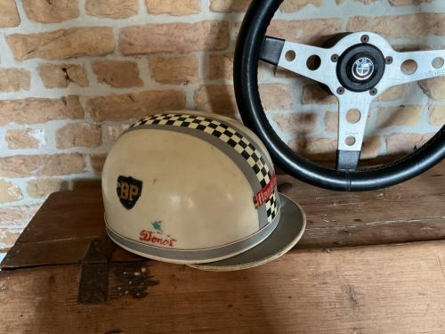 Vintage racehelm jaren 50