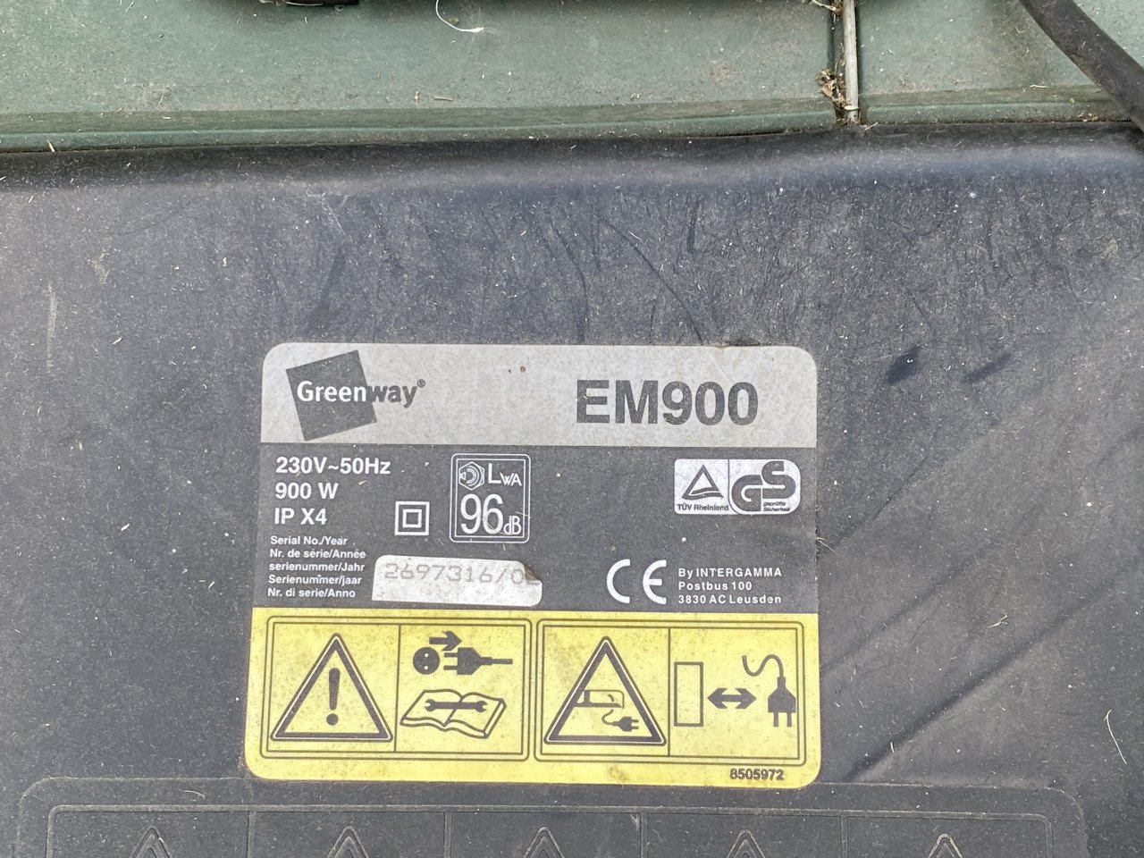 Elektrische Grasmaaier Greenway