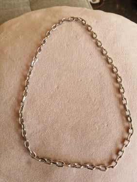 Titanium ketting +- 53 cm lang 27.5 gr