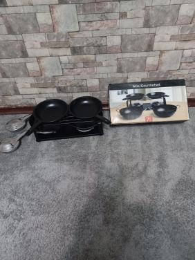 Nieuwe wok/gourmetset 7 delig