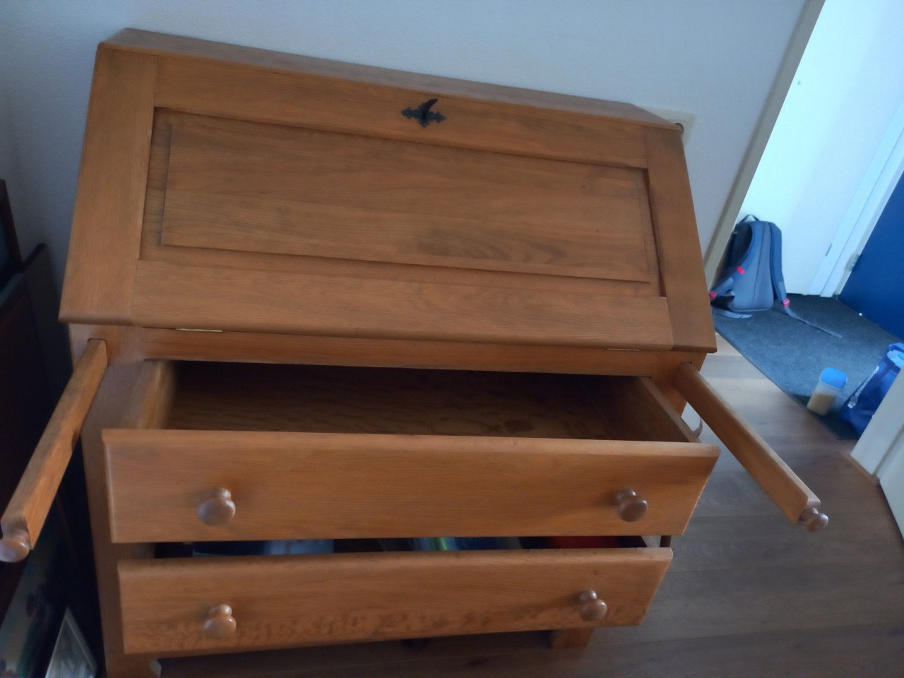 Bureau van Eiken hout