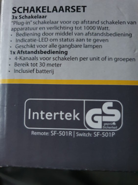 Nieuw FLAMINGO - Switchset 3 schakelaars en afstandsbediening...