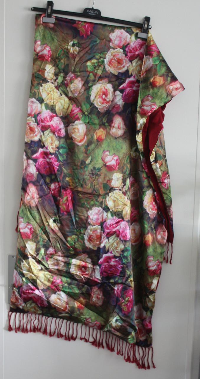 Sjaal met bloemen print