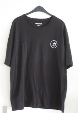 Zwart shirt draak maat xxl