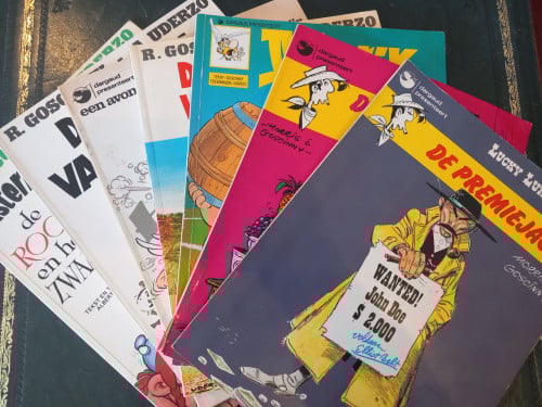 Asterix of Lucky Luke albums