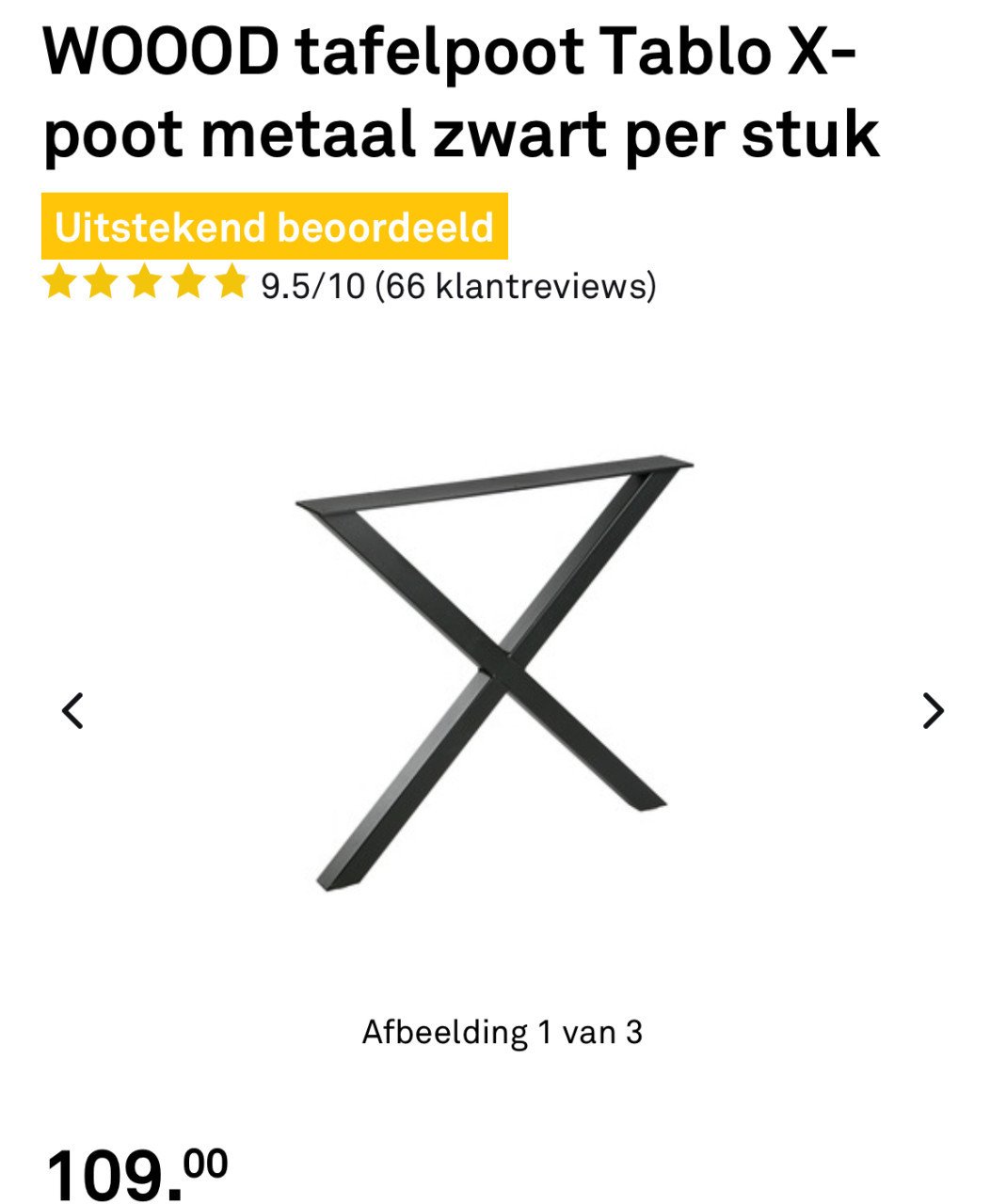 Eettafel 200x100 (uit rookvrij huis !)