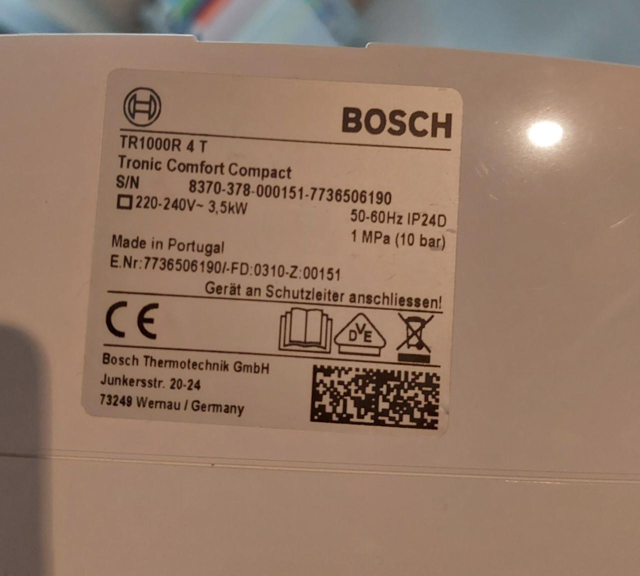 Klein doorstroomboiler