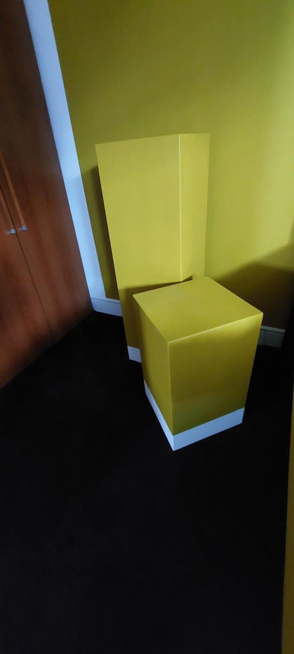 Houten zuilen 2 stuks