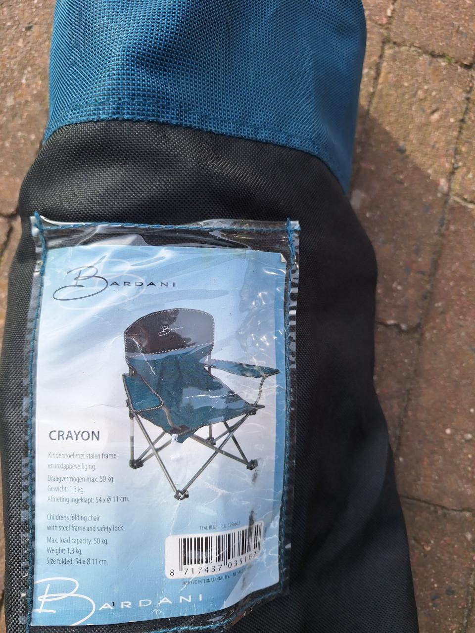 Bardani Crayon vouwstoel kinderen