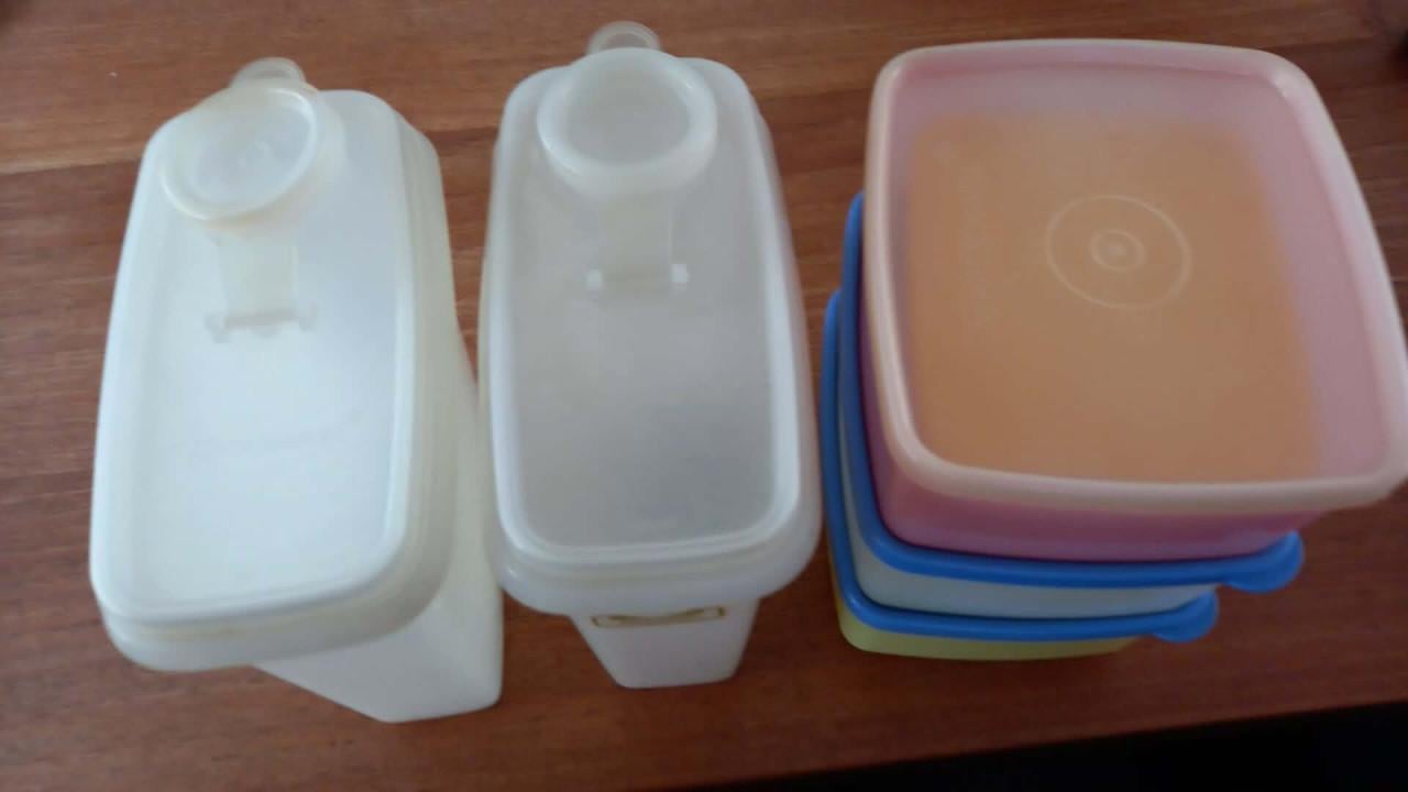 Tupperware voorraad- en bewaarbakjes
