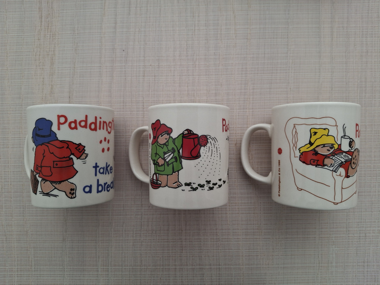 3 bekers Beertje Paddington