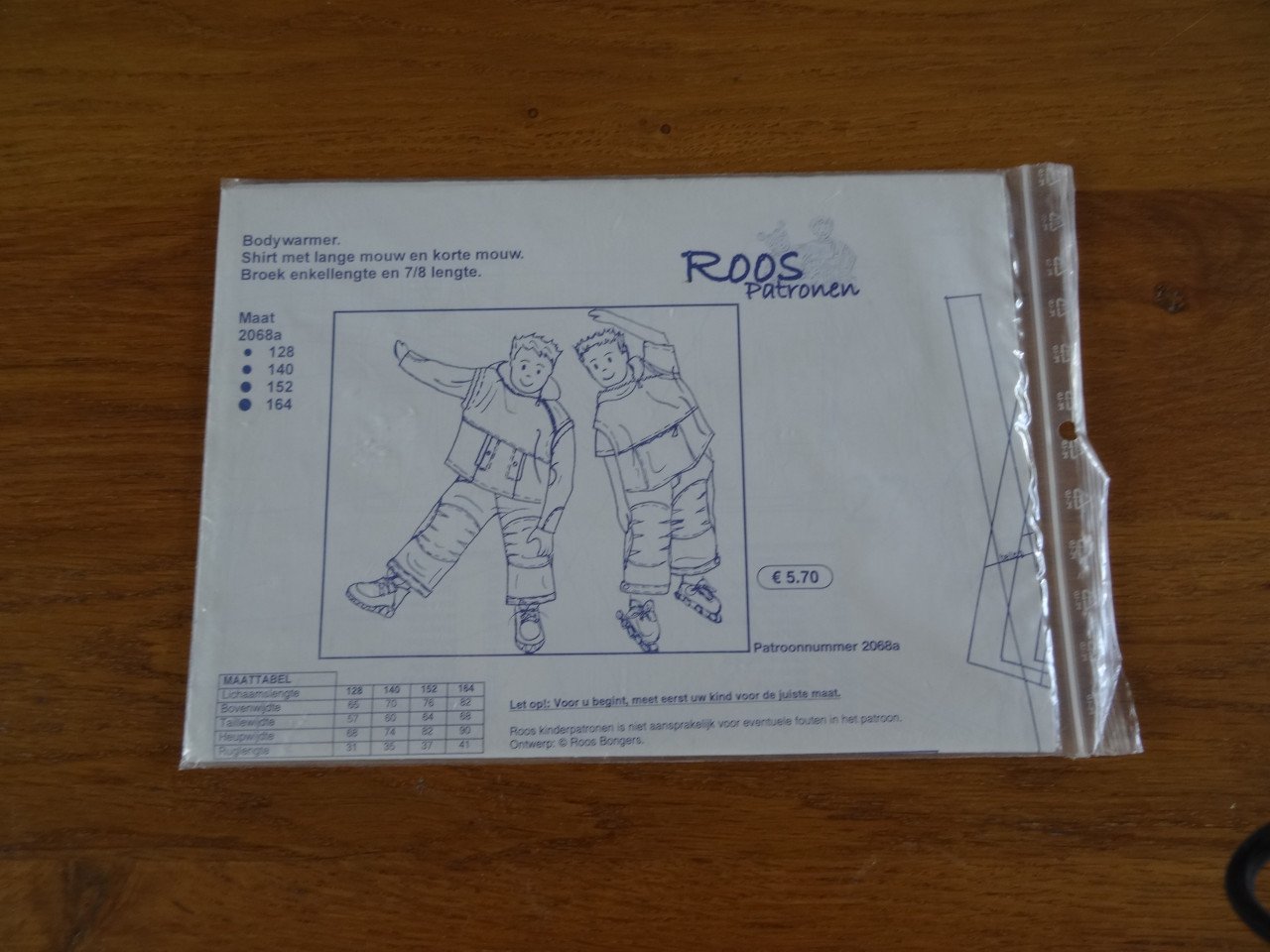 Kinderkleding patronen: Roos, Blixem, Floor en Stenzo